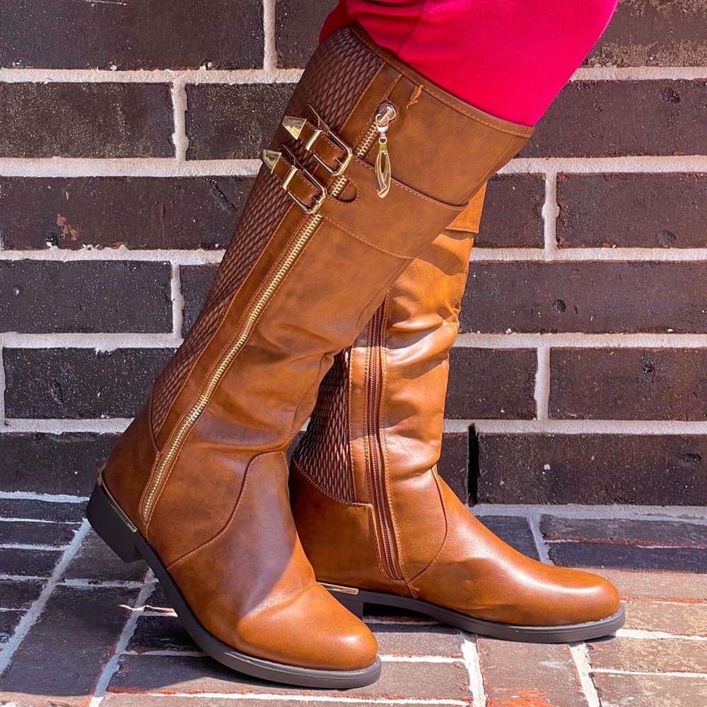 Top Moda Tan Boot Ginger-1 - Picture 6 of 8